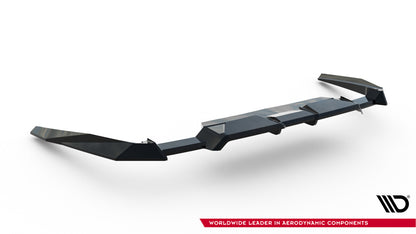 Diffusor Heckansatz passend für BMW M5 Limousine / Touring G90 schwarz Hochglanz