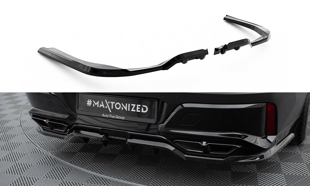 Diffusor Heckansatz passend für BMW M760e G70 schwarz Hochglanz