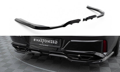 Diffusor Heckansatz passend für BMW M760e G70 schwarz Hochglanz
