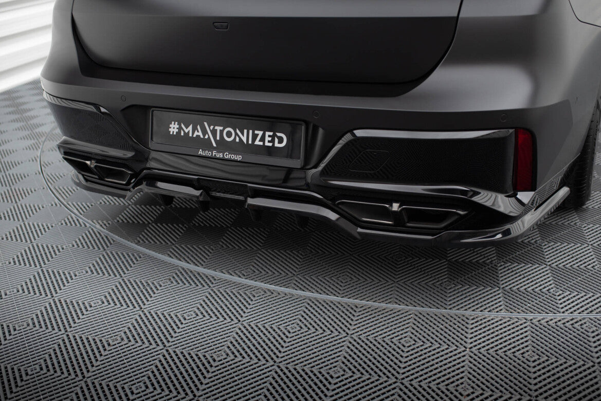 Diffusor Heckansatz passend für BMW M760e G70 schwarz Hochglanz