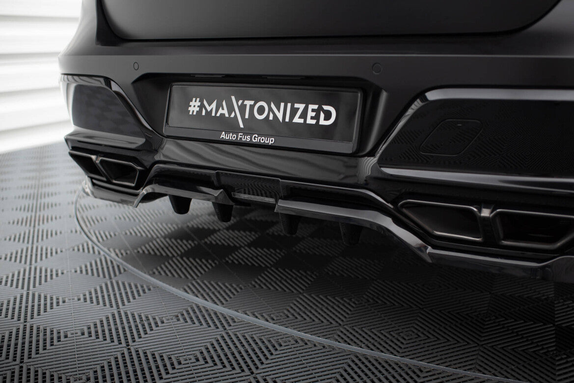 Diffusor Heckansatz passend für BMW M760e G70 schwarz Hochglanz