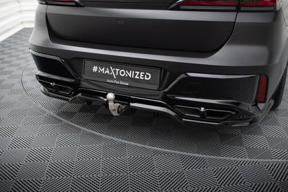 Diffusor Heckansatz passend für BMW M760e G70 schwarz Hochglanz