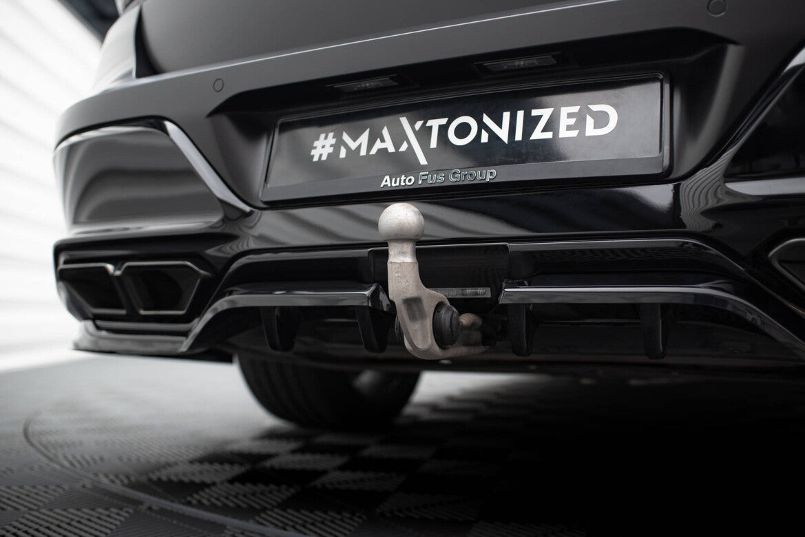 Diffusor Heckansatz passend für BMW M760e G70 schwarz Hochglanz