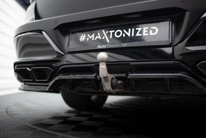 Diffusor Heckansatz passend für BMW M760e G70 schwarz Hochglanz
