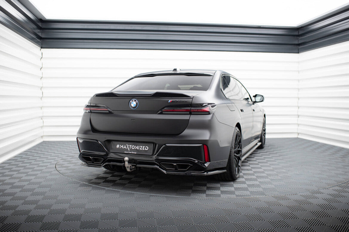 Diffusor Heckansatz passend für BMW M760e G70 schwarz Hochglanz