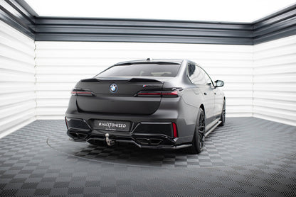 Diffusor Heckansatz passend für BMW M760e G70 schwarz Hochglanz
