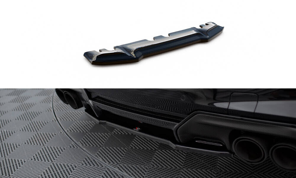 Diffusor Heckansatz passend für BMW M8 Gran Coupe F93 / Coupe F92 schwarz Hochglanz