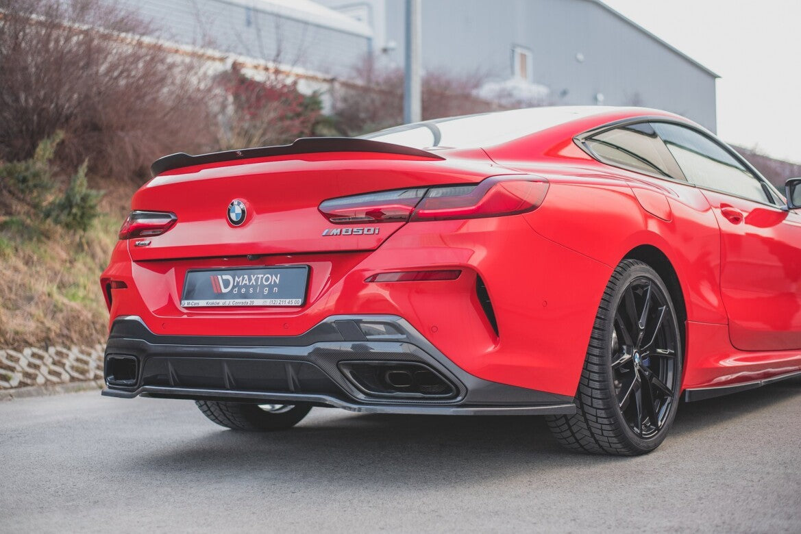 Diffusor Heckansatz passend für BMW M850i G15 Carbon Look