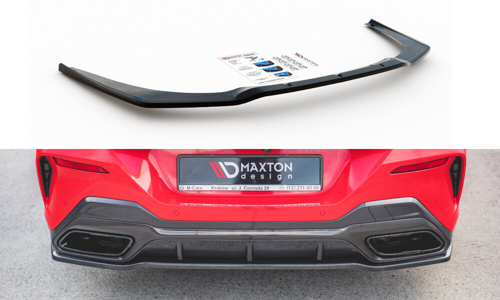 Diffusor Heckansatz passend für BMW M850i G15 Carbon Look