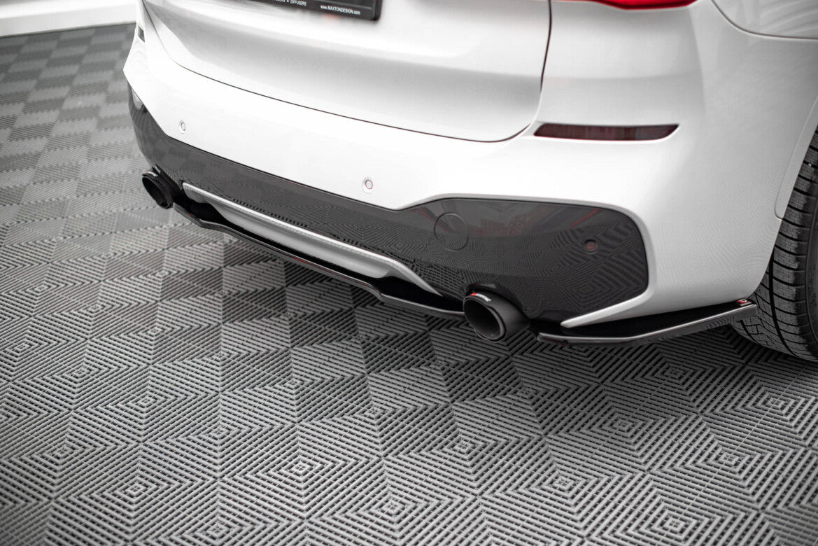 Diffusor Heckansatz passend für BMW X1 M-Paket F48 / F48 FL schwarz Hochglanz