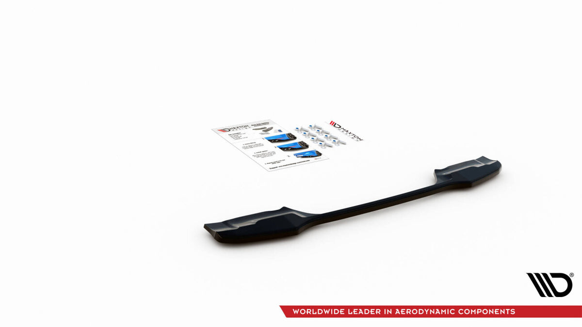 Diffusor Heckansatz passend für BMW X1 M-Paket F48 / F48 FL schwarz Hochglanz