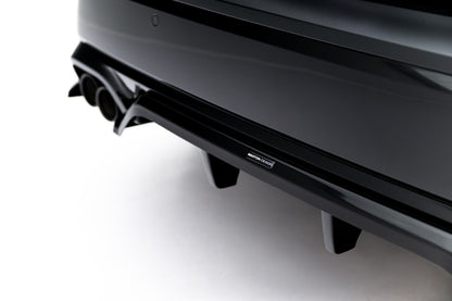 Diffusor Heckansatz passend für BMW X1 M35i U11 schwarz Hochglanz