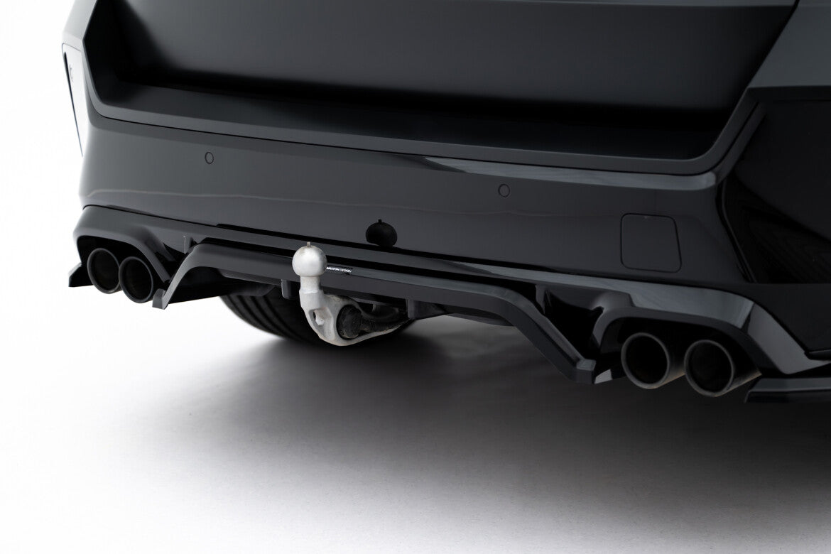 Diffusor Heckansatz passend für BMW X1 M35i U11 schwarz Hochglanz
