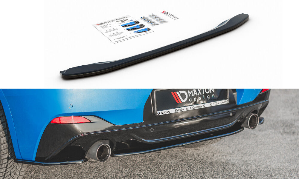 Diffusor Heckansatz passend für BMW X2 F39 M-Paket schwarz Hochglanz