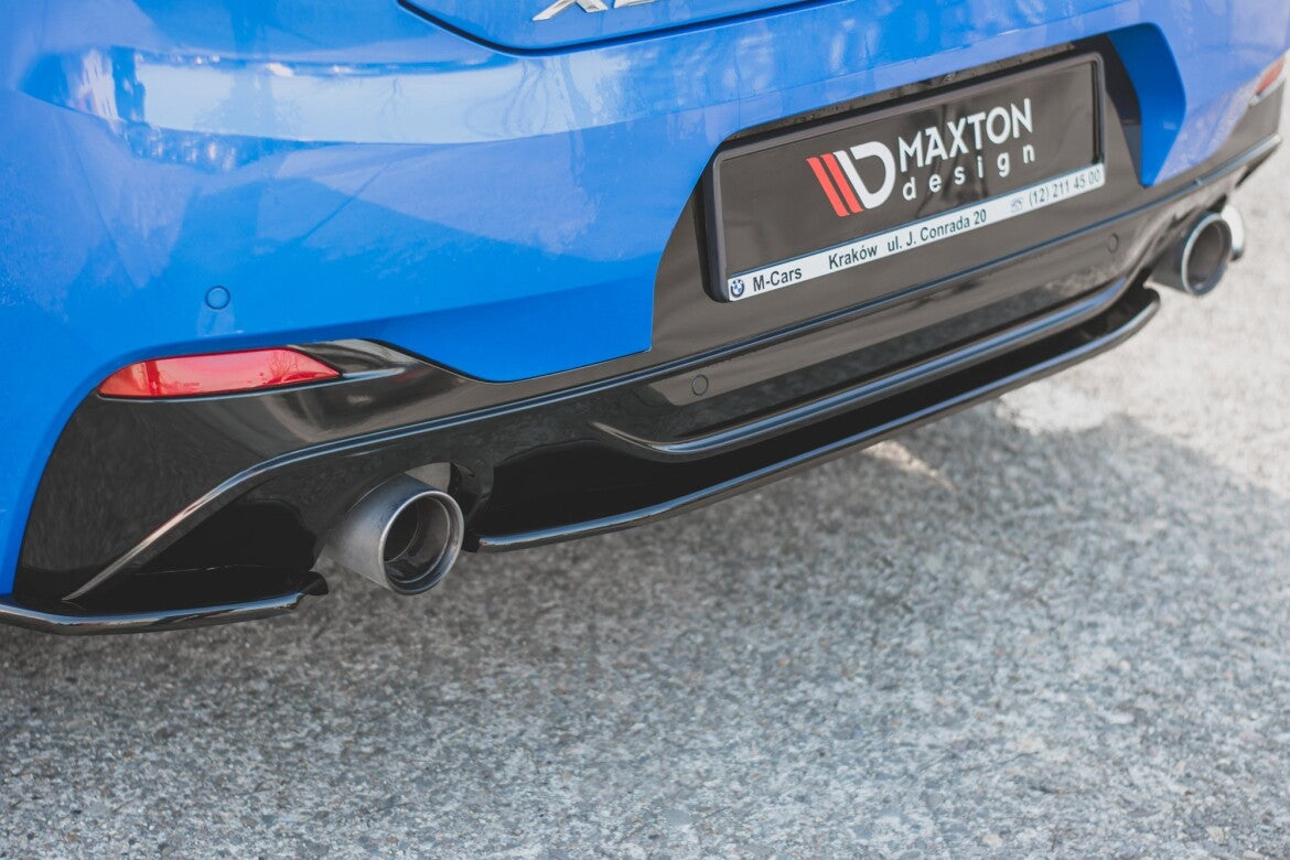 Diffusor Heckansatz passend für BMW X2 F39 M-Paket schwarz Hochglanz