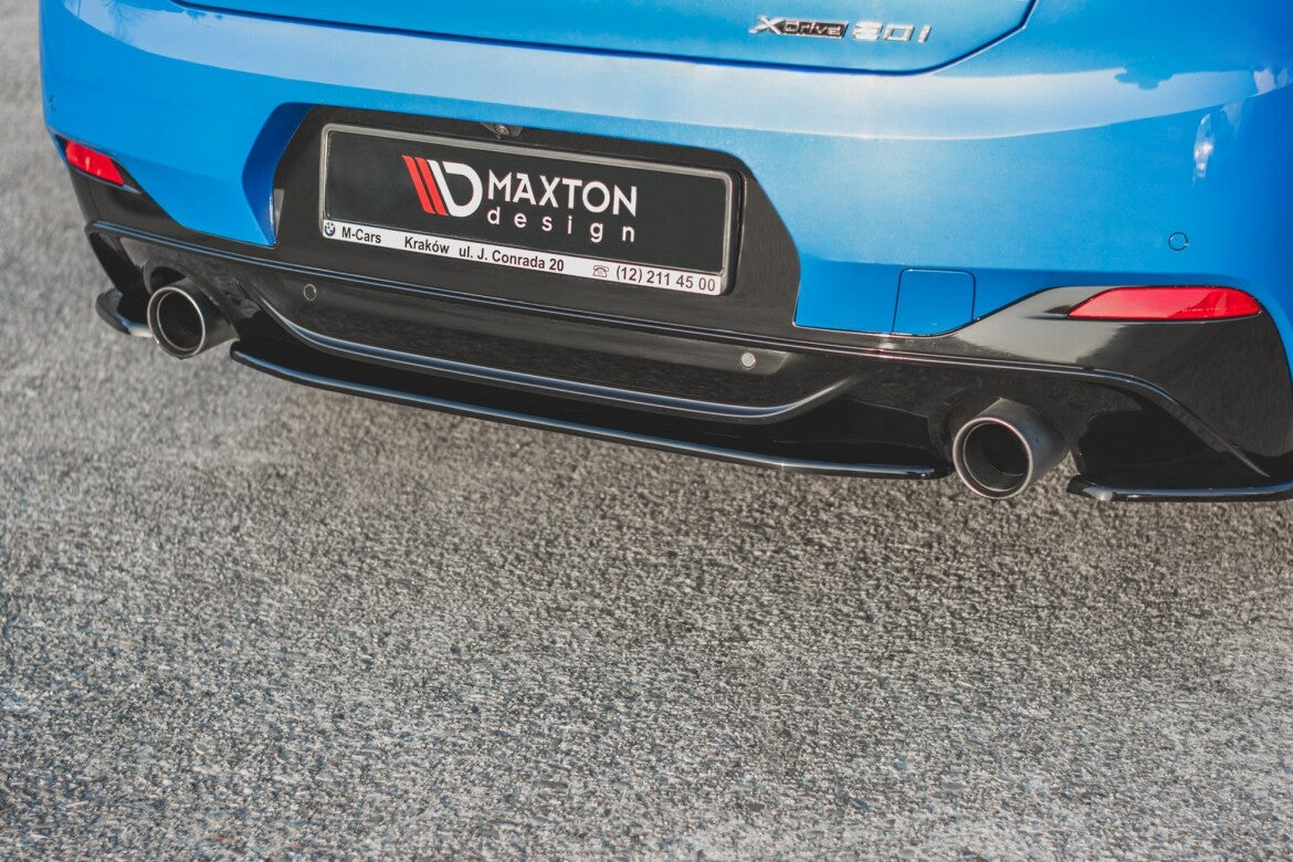 Diffusor Heckansatz passend für BMW X2 F39 M-Paket schwarz Hochglanz