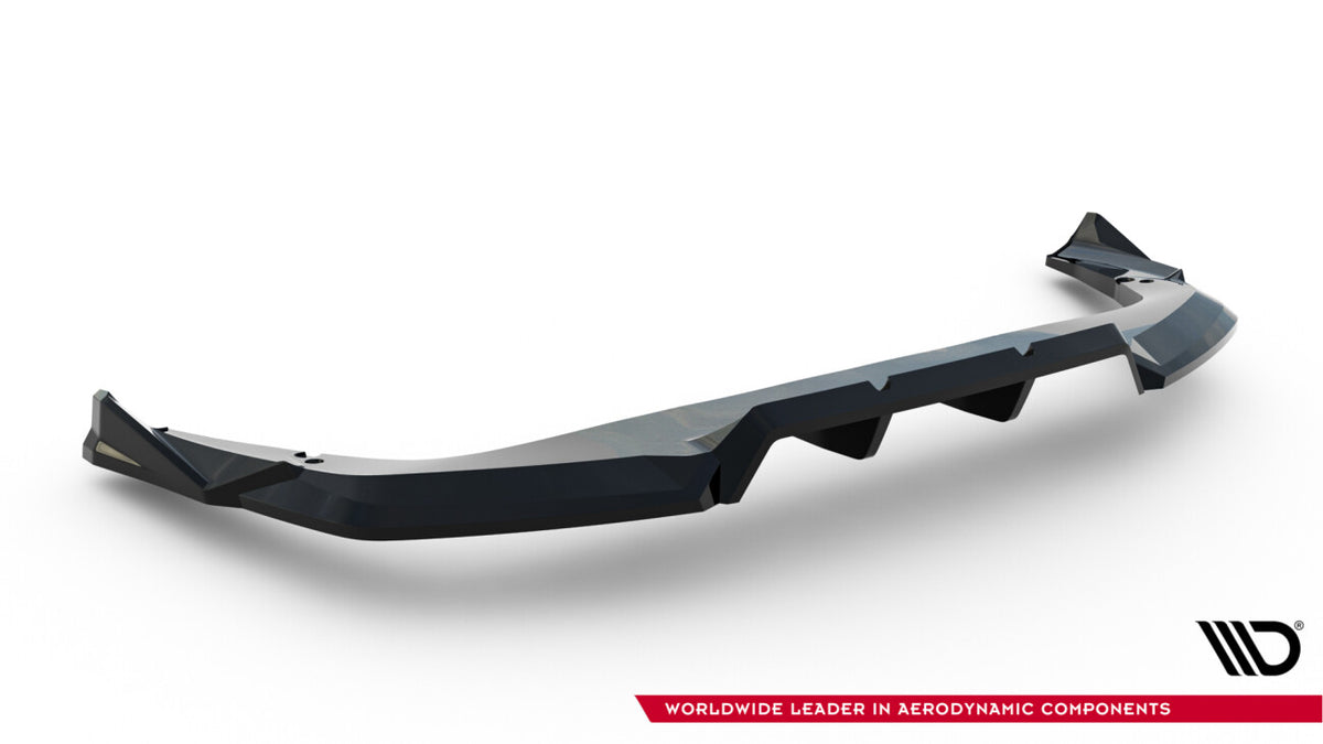 Diffusor Heckansatz passend für BMW X2 M-Paket / iX2 U10 schwarz Hochglanz