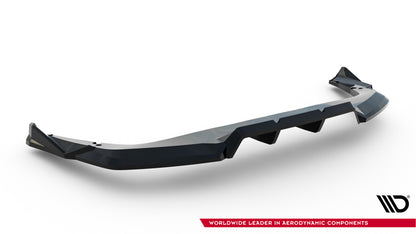 Diffusor Heckansatz passend für BMW X2 M-Paket / iX2 U10 schwarz Hochglanz