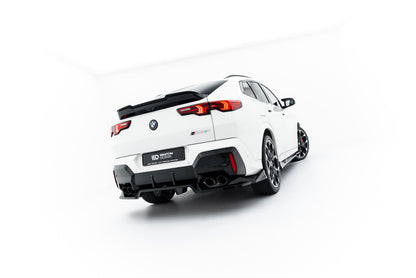 Diffusor Heckansatz passend für BMW X2 M35i U10 schwarz Hochglanz