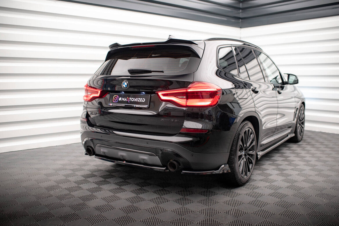 Diffusor Heckansatz passend für BMW X3 G01 schwarz Hochglanz