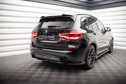 Diffusor Heckansatz passend für BMW X3 G01 schwarz Hochglanz