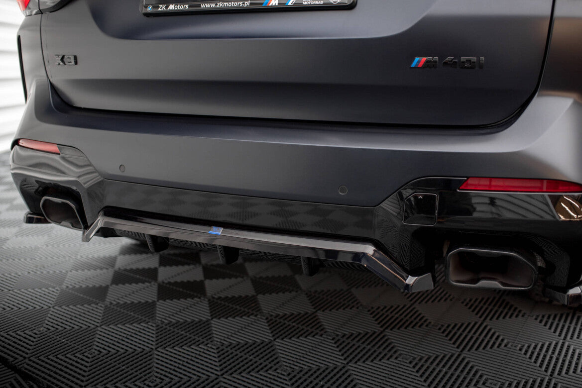 Diffusor Heckansatz passend für BMW X3 M-Paket G01 FL schwarz Hochglanz