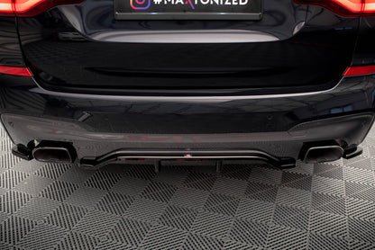 Diffusor Heckansatz passend für BMW X3 M40i / M40d G01 schwarz Hochglanz