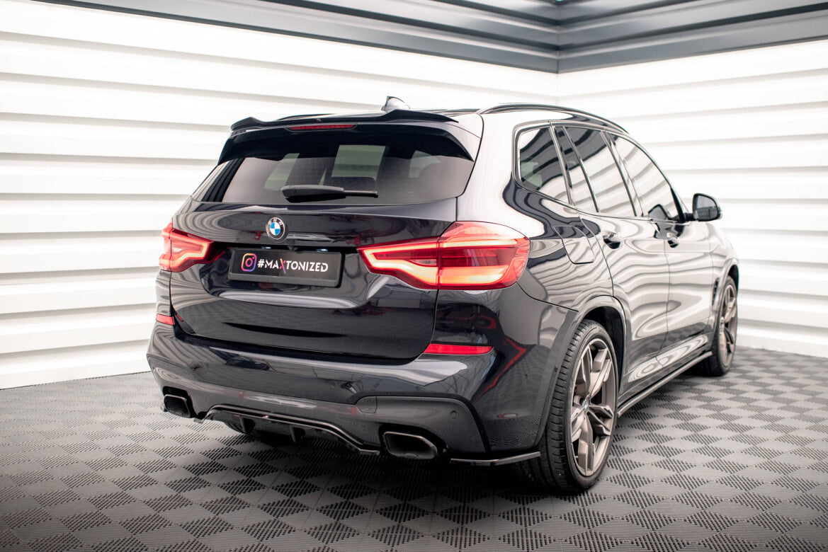 Diffusor Heckansatz passend für BMW X3 M40i / M40d G01 schwarz Hochglanz