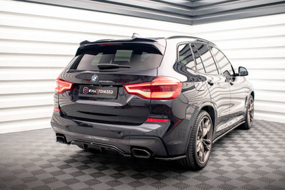 Diffusor Heckansatz passend für BMW X3 M40i / M40d G01 schwarz Hochglanz