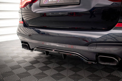 Diffusor Heckansatz passend für BMW X3 M40i / M40d G01 schwarz Hochglanz