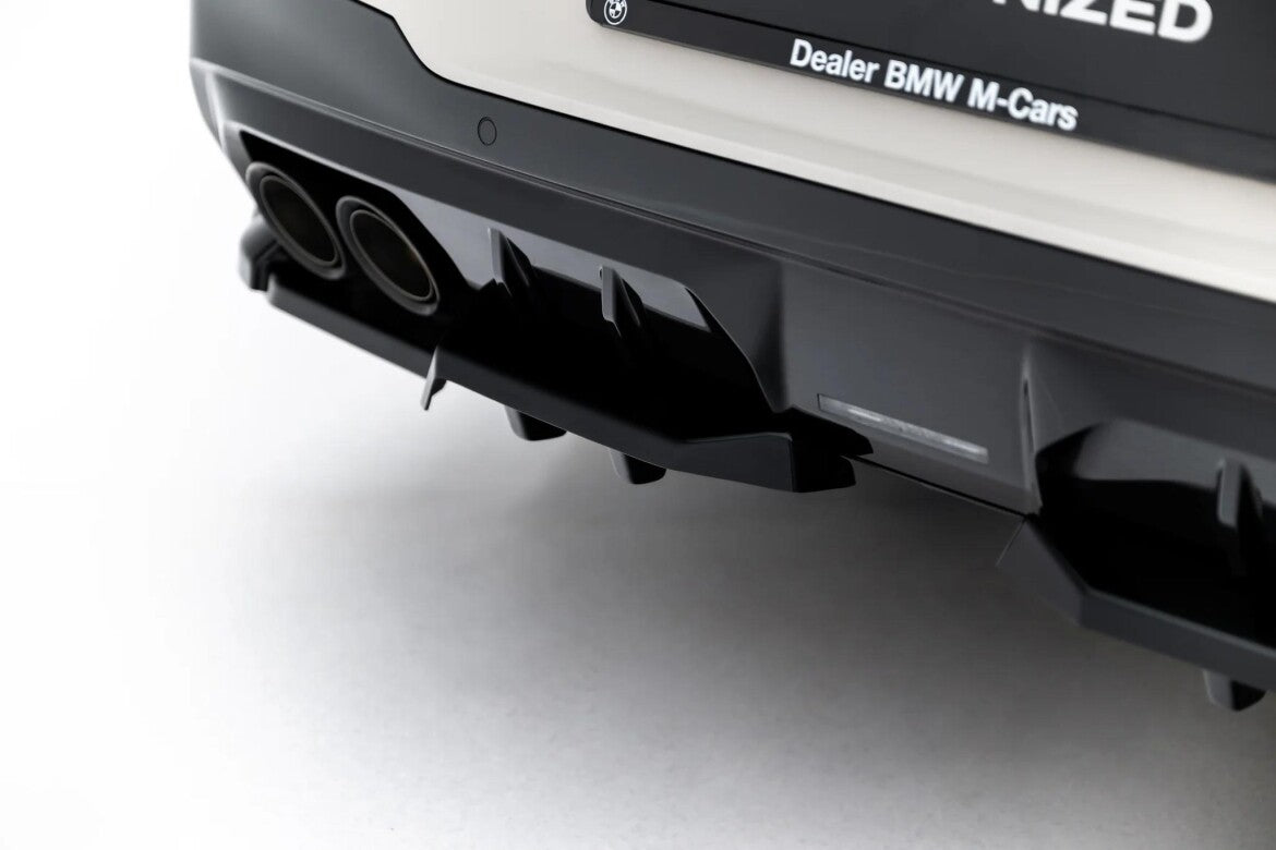 Diffusor Heckansatz passend für BMW X3 M50 G45 schwarz Hochglanz