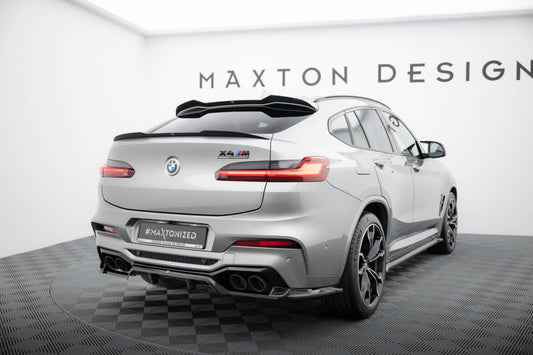 Diffusor Heckansatz passend für BMW X4 M F98 schwarz Hochglanz