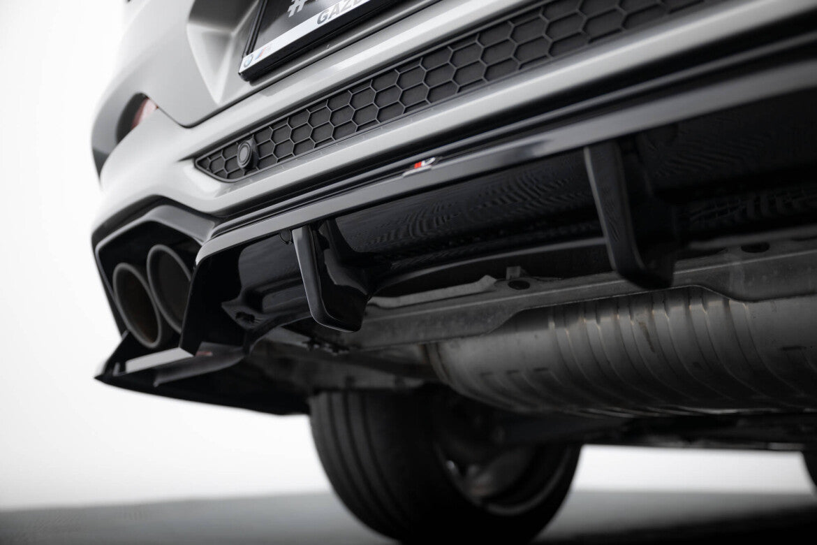Diffusor Heckansatz passend für BMW X4 M F98 schwarz Hochglanz