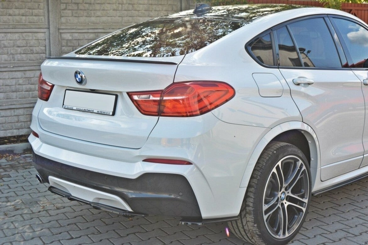 Diffusor Heckansatz passend für BMW X4 M Paket Carbon Look