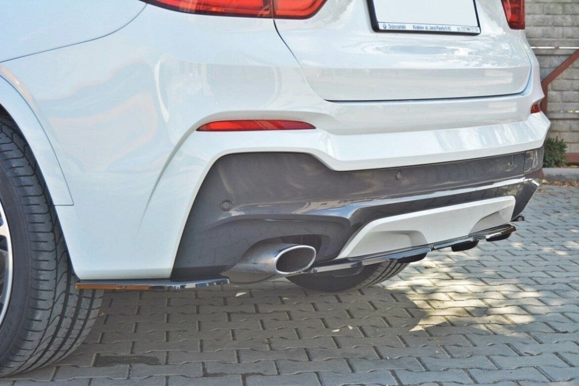 Diffusor Heckansatz passend für BMW X4 M Paket Carbon Look