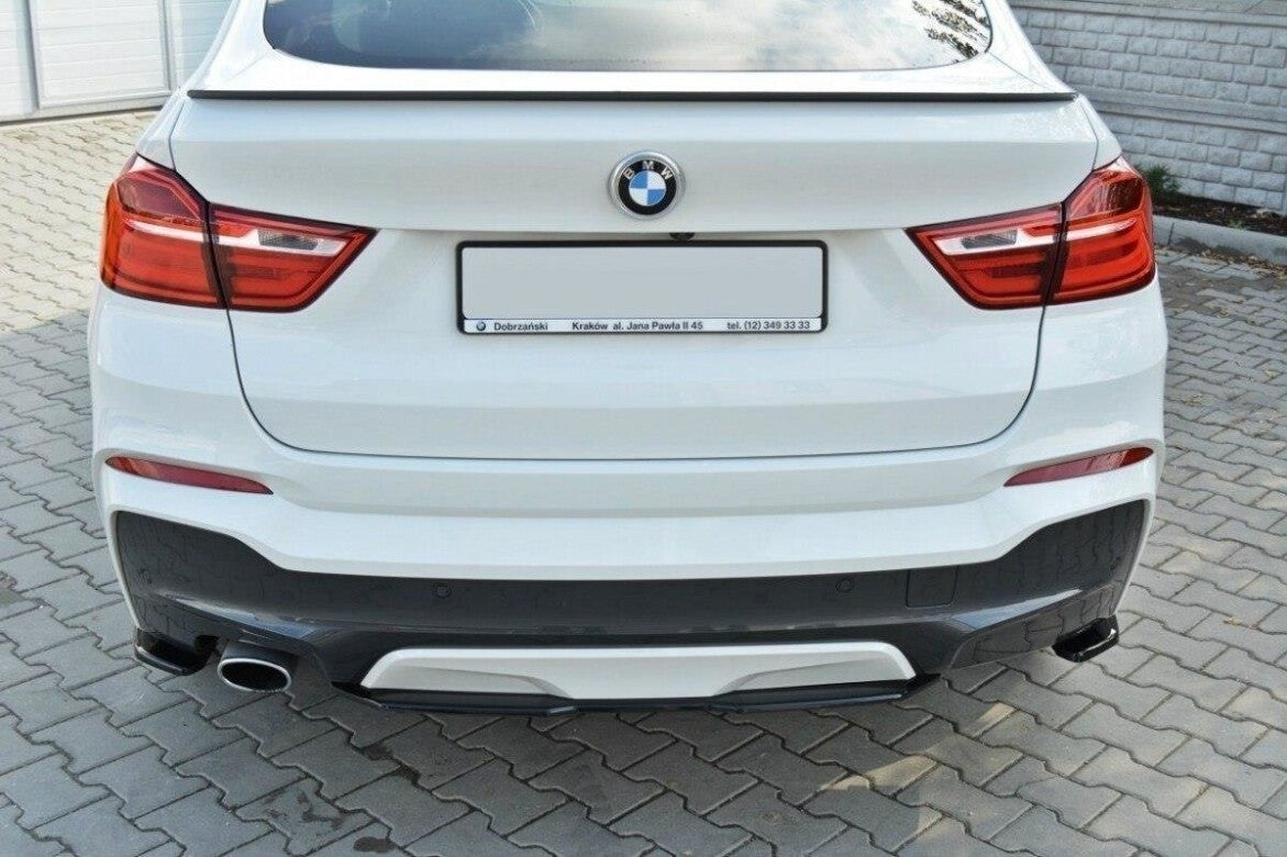 Diffusor Heckansatz passend für BMW X4 M Paket Carbon Look