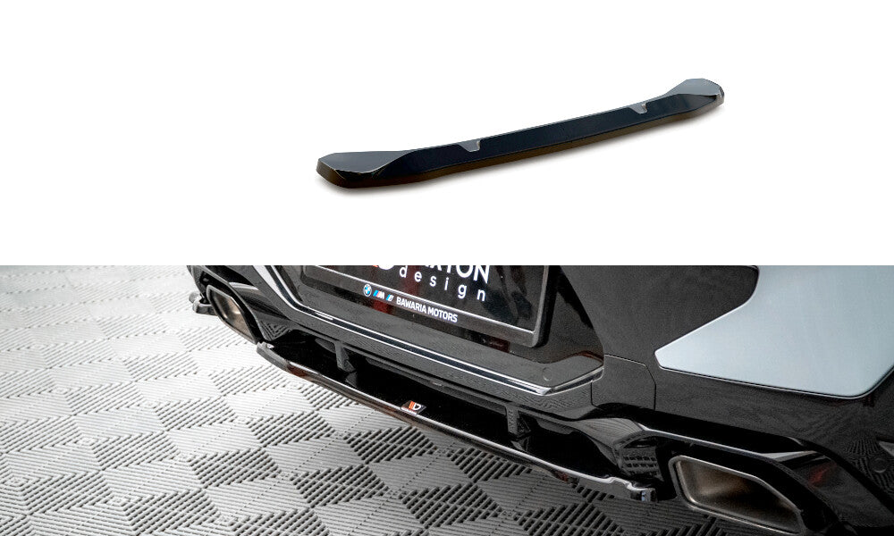 Diffusor Heckansatz passend für BMW X4 M-Paket G02 FL schwarz Hochglanz