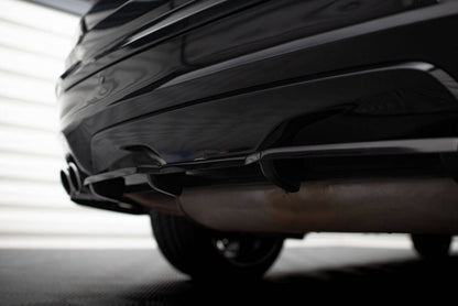 Diffusor Heckansatz passend für BMW X4 M Paket schwarz Hochglanz