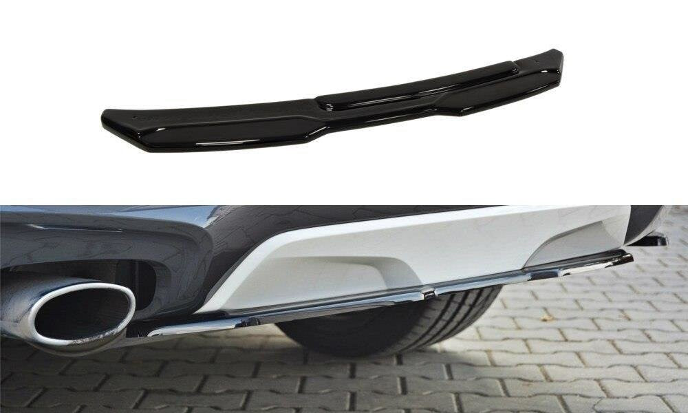 Diffusor Heckansatz passend für BMW X4 M Paket schwarz Hochglanz
