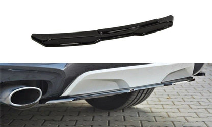 Diffusor Heckansatz passend für BMW X4 M Paket schwarz Hochglanz