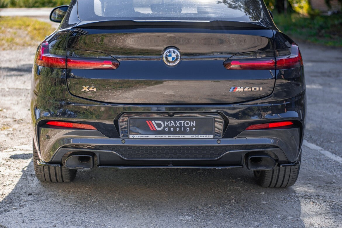 Diffusor Heckansatz passend für BMW X4 M40i G02 schwarz Hochglanz