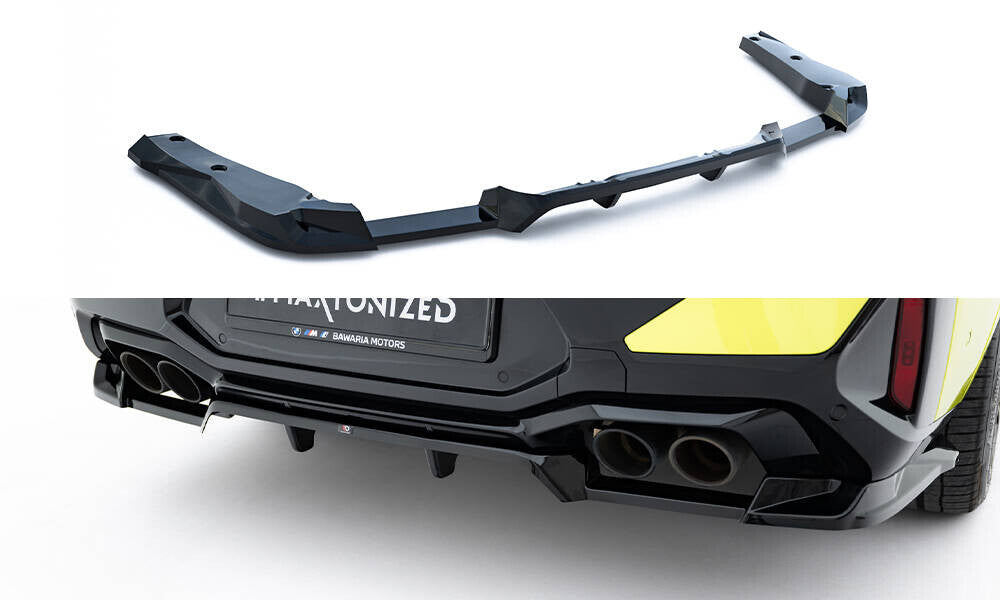 Diffusor Heckansatz passend für BMW X4M F98 FL schwarz Hochglanz