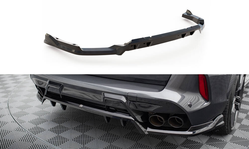 Diffusor Heckansatz passend für BMW X5 M F95 / F95 FL schwarz Hochglanz