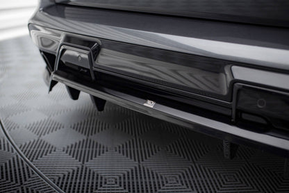 Diffusor Heckansatz passend für BMW X5 M F95 / F95 FL schwarz Hochglanz
