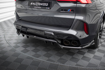 Diffusor Heckansatz passend für BMW X5 M F95 / F95 FL schwarz Hochglanz