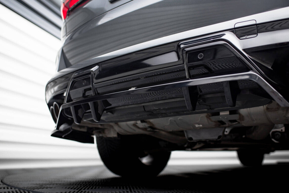 Diffusor Heckansatz passend für BMW X5 M F95 / F95 FL schwarz Hochglanz