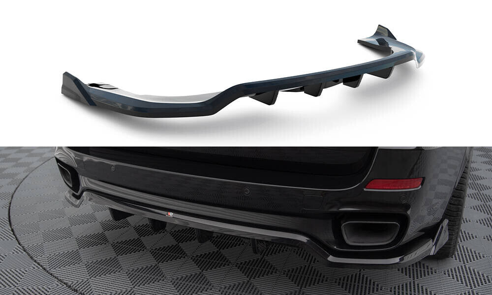 Diffusor Heckansatz passend für BMW X5 M-Paket F15 schwarz Hochglanz