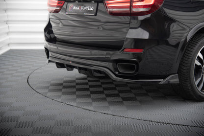Diffusor Heckansatz passend für BMW X5 M-Paket F15 schwarz Hochglanz