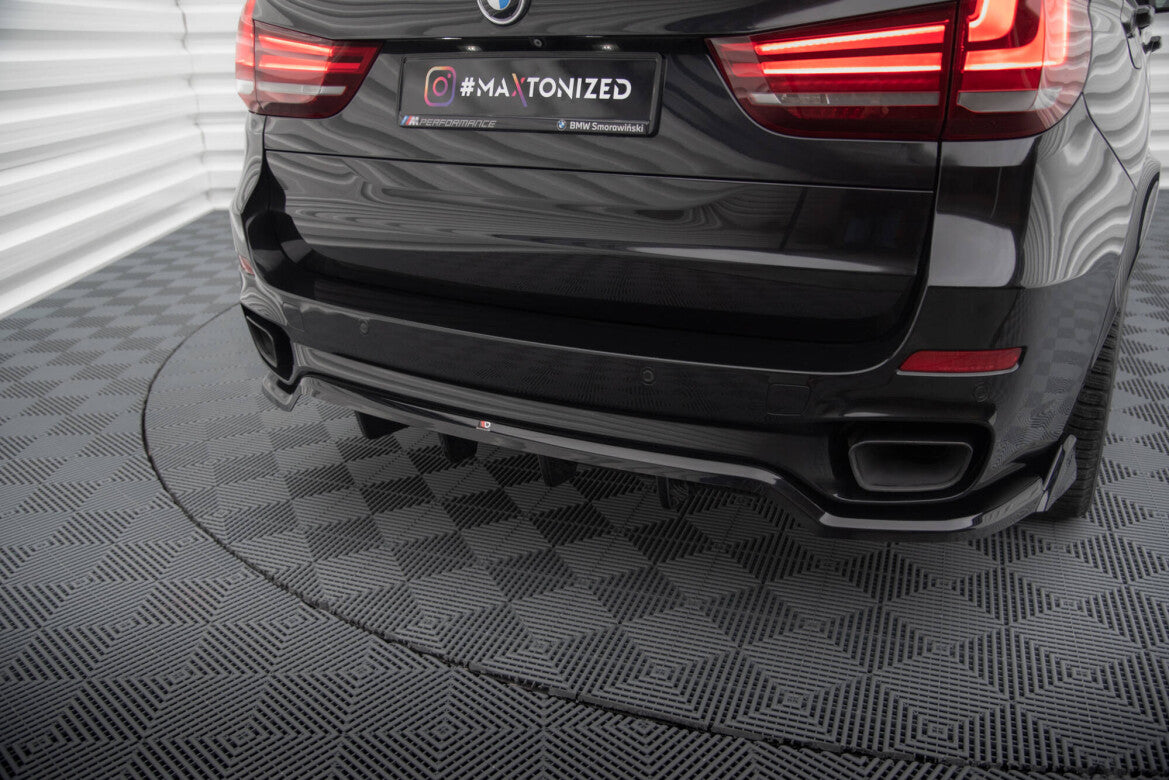Diffusor Heckansatz passend für BMW X5 M-Paket F15 schwarz Hochglanz