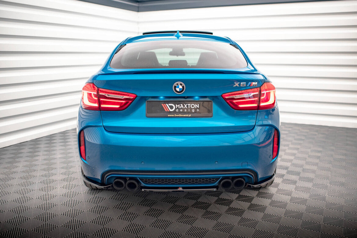 Diffusor Heckansatz passend für BMW X6 M F86 schwarz Hochglanz